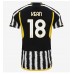 Tanie Strój piłkarski Juventus Moise Kean #18 Koszulka Podstawowej 2023-24 Krótkie Rękawy